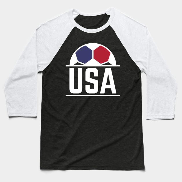 Support USA Baseball T-Shirt by Emma
